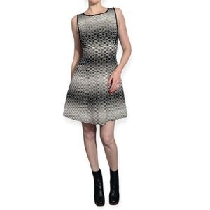 catherine malandrino studded silk dress CATHERINE MALANDRINO BLACK STUDDED TEE SILVER TONES 100% SILK DRESS S
